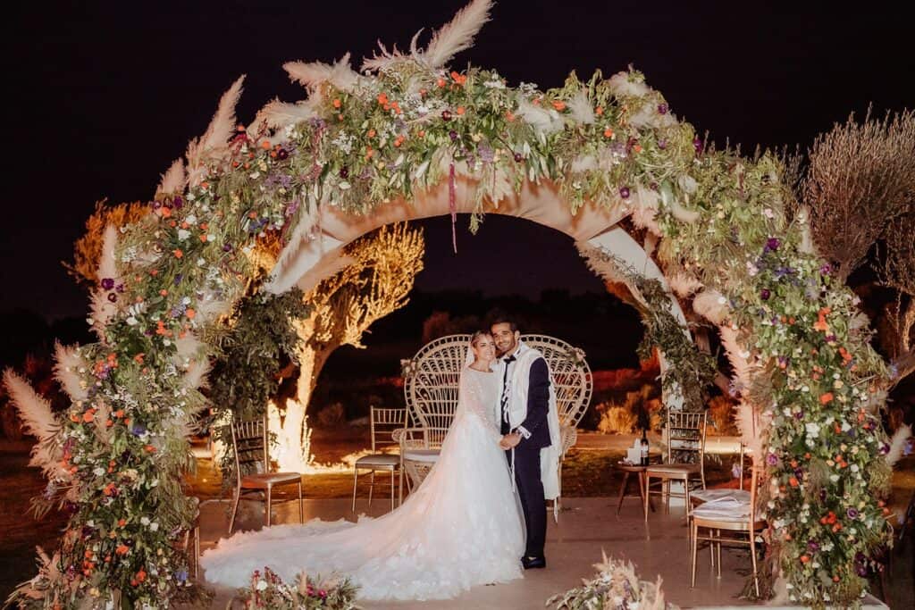 She dreamed of a wedding with a touch of magic, and that’s what she got.