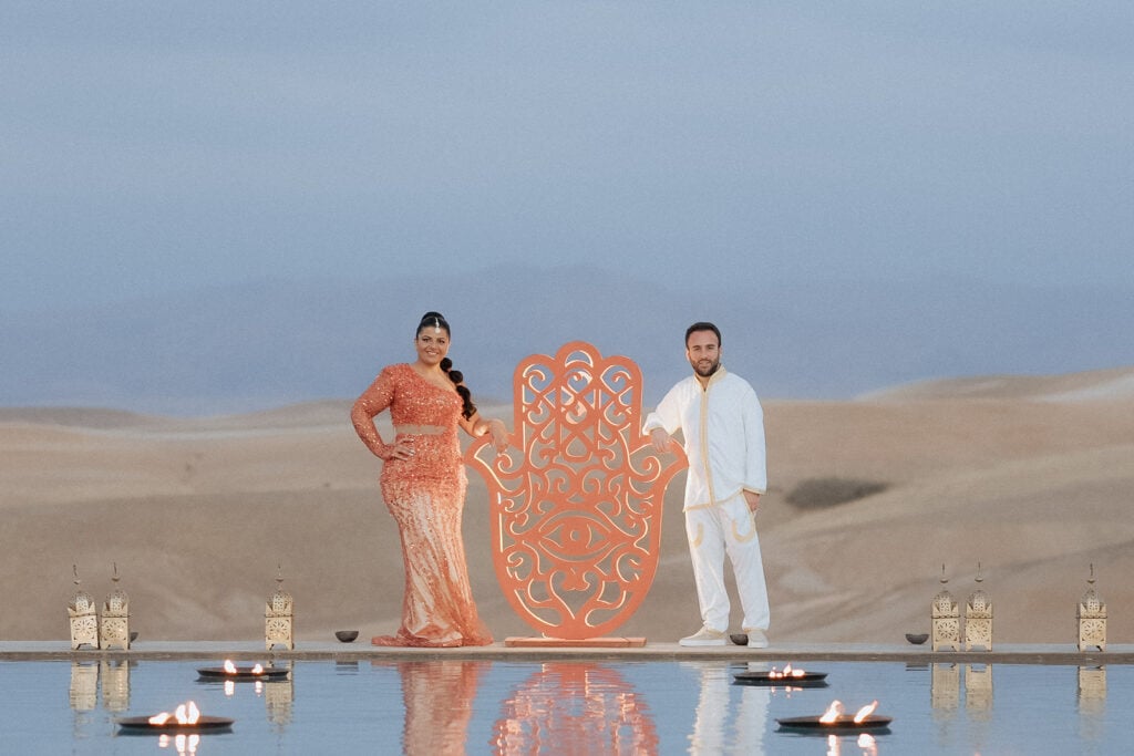 Plongez dans la magie du somptueux mariage juif d'Ava et Ilan à Marrakech